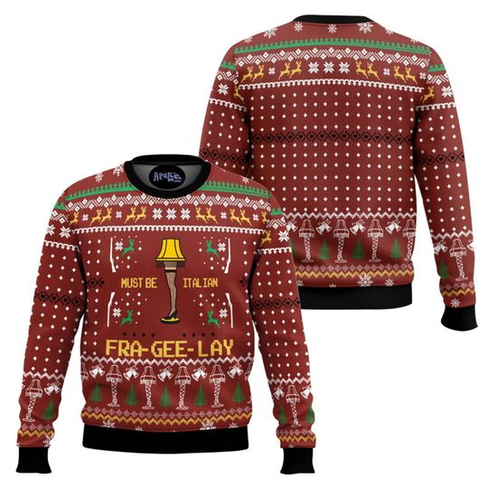 Leg Lamp Christmas Sweater A Christmas Story Funny Holiday Pullover Fra Gee Lay Outfit