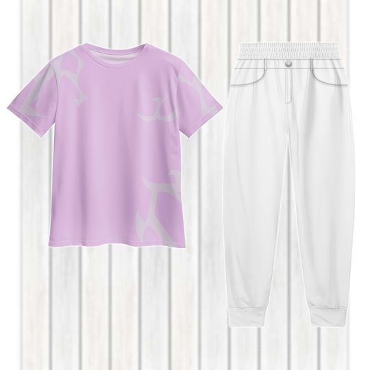Kpop Jinu Saja Boys Cosplay T-Shirt & Pants Set, Kpop Pajamas, Jinu Saja Women Pjs,  Kpop Movie Costume, Halloween Gifts
