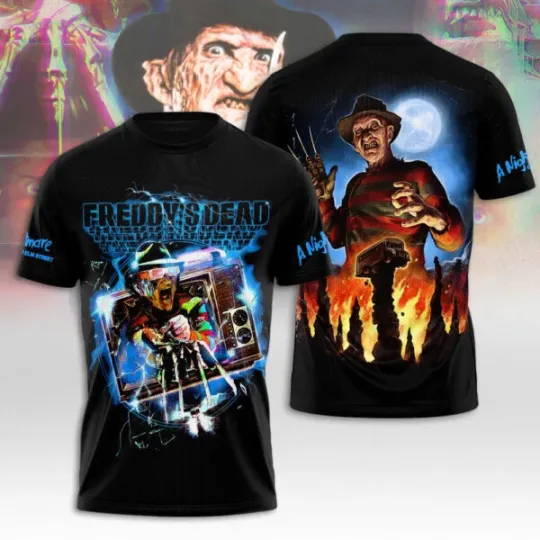 A Nightmare on Elm Street 3D Shirt, Unisex all Size