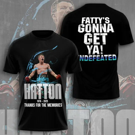 Discover Ricky Hatton 3D T-shirt Thank for The Memories