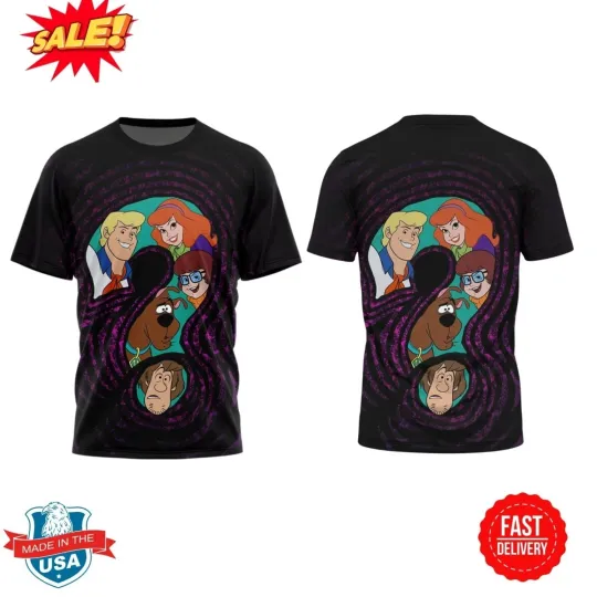 Scooby-Doo & Shaggy & Friends Halloween 3D T-Shirt