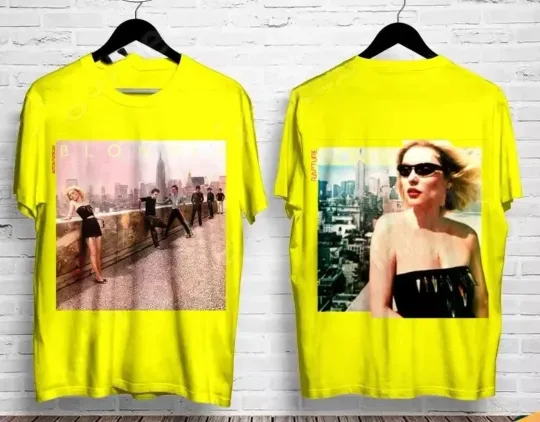Discover Blondie Autoamerican Album Cover Yellow AOP 3D T-shirt