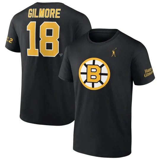 Discover Bruins Happy Gilmore Name and Number 3D T-shirt