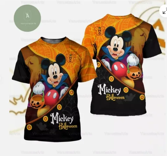 Discover Halloween Mickey 3D T-SHIRT HALLOWEEN GIFT CHRISTMAS GIFT US SIZE BEST PRICE