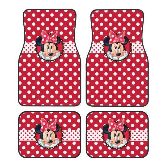 Discover Disney Mickey & Minnie Mouse Car Floor Mats – Adorable Couple Car Accessory