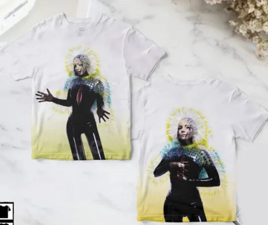 Discover Björk Vulnicura Album Cover AOP 3D T-Shirt