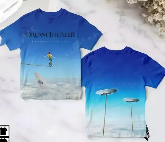 Discover Dream Theater A Dramatic Turn Of Events Album Cover AOP 3D T-shirt Unisex Gift