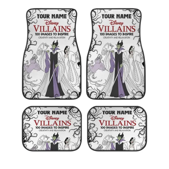 Discover Disney Villains Car Floor Mats - Maleficent Auto Accessories