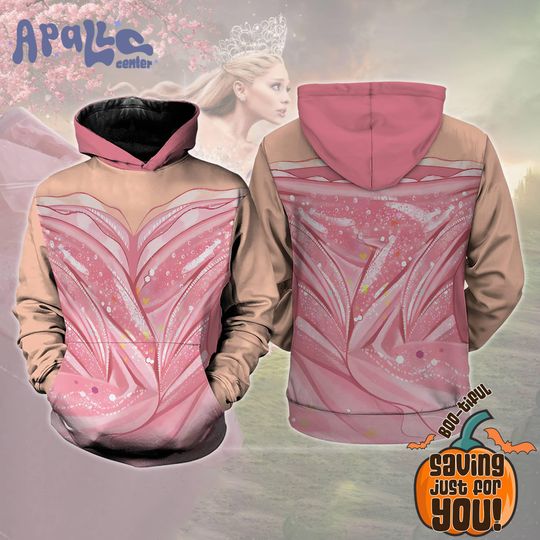 Discover Elphaba The Wicked Movie Inspired Hoodie, Wicked Pink Goes Good With Green Sweatshirt, Wizard of Oz, Changed For Good All Over Print Tee