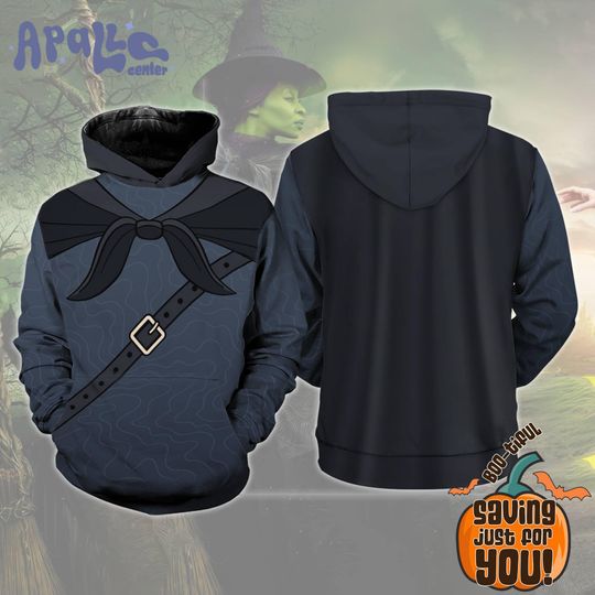 Discover Glinda The Wicked Movie Inspired Hoodie, Wicked Pink Goes Good With Green Sweatshirt, Wizard of Oz, Changed For Good All Over Print Tee