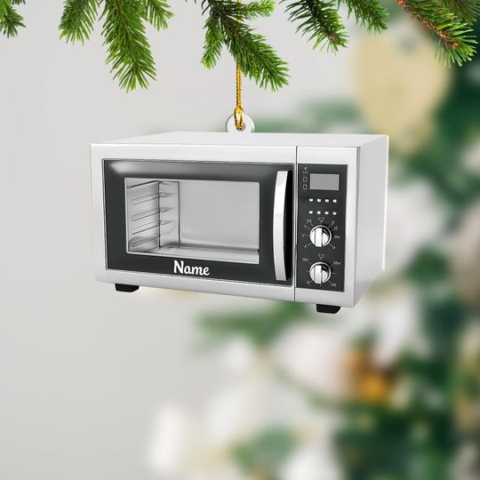 Discover Microwave Oven Christmas Ornament, Xmas Tree Decor, Loved Microwave Oven Ornament, Christmas Hanging Ornament Gift TD-1021-FB3X