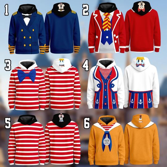 Discover Disney Cruise Line Halloween Cosplay, Halloween Costume Hoodie