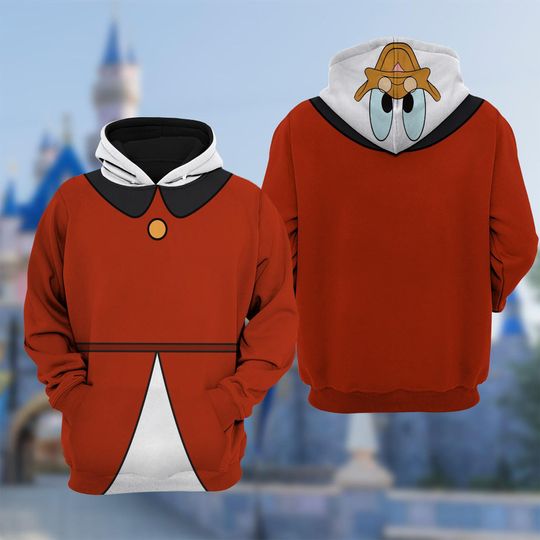 Discover Scrooge McDuck Hoodie, The Three Caballeros Cosplay Costume Shirt, Disney Cosplay Tee