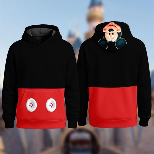 Discover Mickey Mouse 3D Hoodie, Mickey Halloween Costume For Family Group Hoodie
