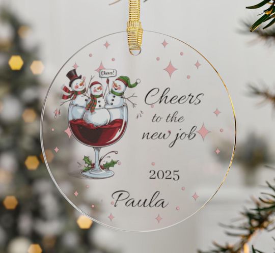 Discover Personalized Acrylic Christmas Ornament: Custom Holiday Keepsake