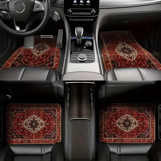 Discover Persian Style Car Floor Mats, Vintage Oriental Carpet Auto Interior Accessories