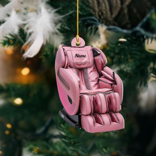 Discover Personalized Massage Chair Ornament, Massage Chair Christmas Ornament, Recliner Chair Ornament, Massage Theraphy Ornament Gift ID-1121-4YAJ