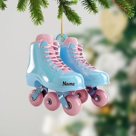 Discover Personalized Roller Skate, Roller Derby Christmas Light Car Ornament, Love Roller Skate Ornament, Xmas Hanging Ornament TD-1012-NVZX