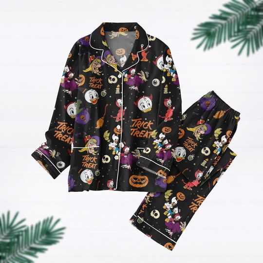 Discover Huey, Dewey And Louie Duck Halloween Shirt, Disney Spooky Blouse Shirt, Trick Or Treat Women Shirt, Spooky Vibes, Disneyland Gift