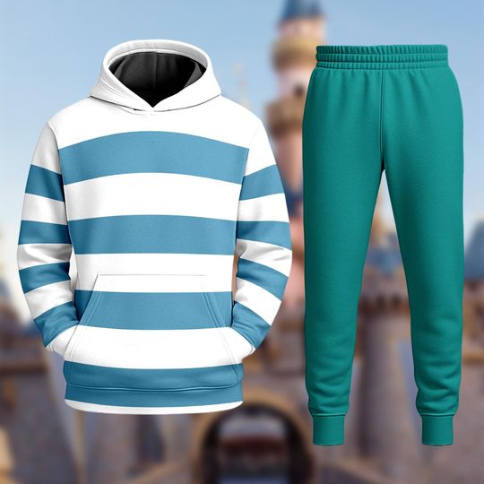 Discover Captain Hook All Over Print 3D Hoodie, Mr Smee Costume 3D Hoodie