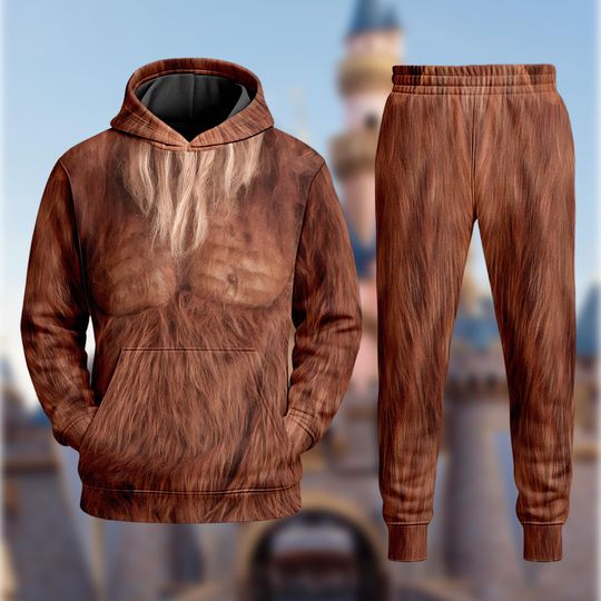 Discover Bigfoot Monster Costume Hoodie, Bigfoot Character Cosplay Costume Hoodie,