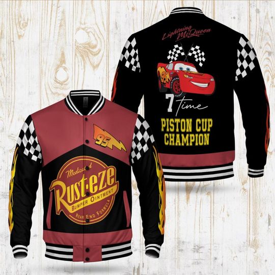 Discover Lightning McQueen Varsity Jacket, Adult Baseball Team Outfit, Trending Outfit