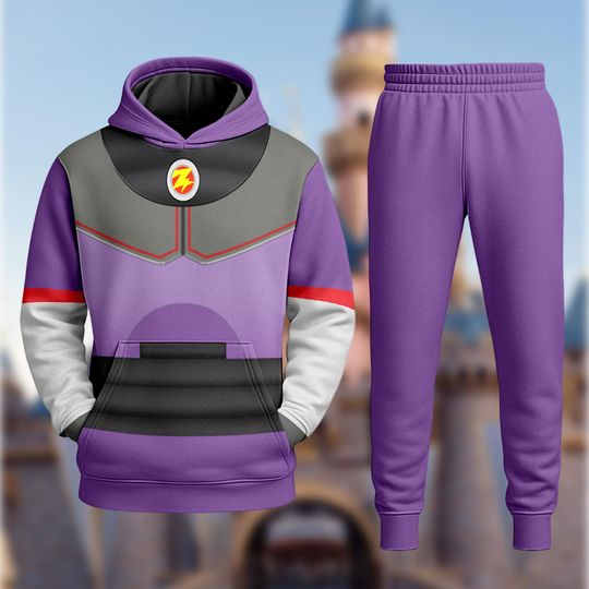 Discover Emperor Zurg Villain Halloween Costume All Over Print Hoodie, Toy Story Character Cosplay Costume 3D Sweatshirt, 3D Halloween Party Outfit