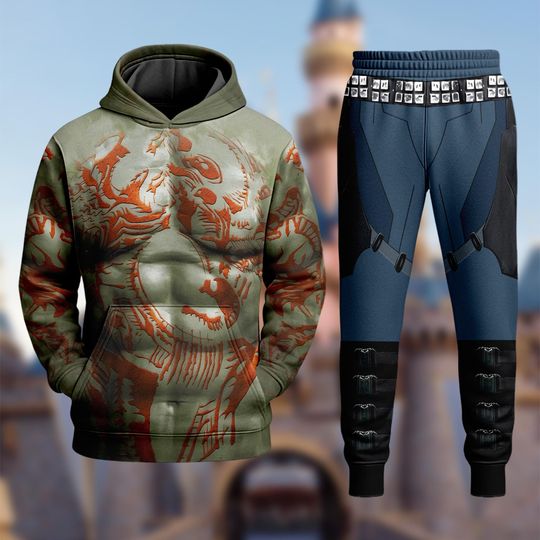 Discover Guardian Of The Galaxy Costume 3D Hoodie, Drax 3D Cosplay Costume Sweatshirt