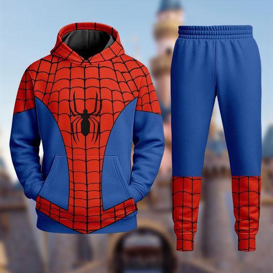 Discover Disney Spider Costume Men 3D T-Shirt, Spider Hero Halloween Party Shirt