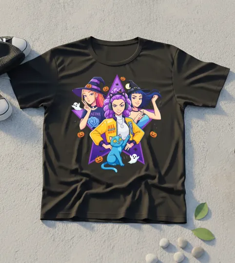 Discover Kpop Hunters T-Shirt Demon Huntrix Fan Gift Unisex Halloween Tee