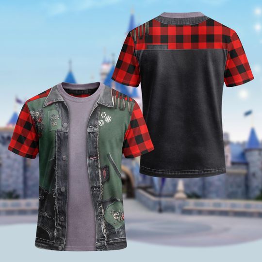Disney Zed Necrodopolis 3D Hoodie T-Shirt, Disney Zombies Costume T-Shirt