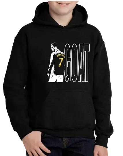 Ronaldo kids hoodie leo cristiano ronaldo goat