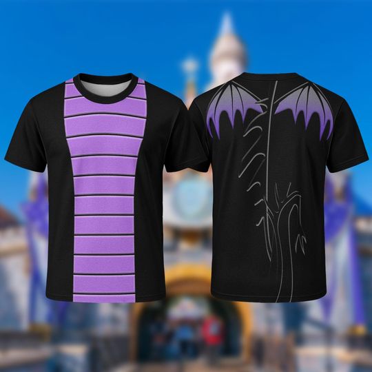 Discover Dragon Maleficent Cosplay Costume 3D All Over Printed Shirt