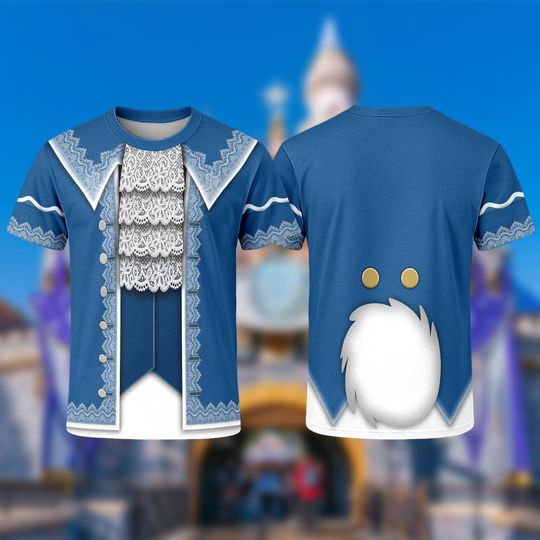 Discover Wonderland Movie Costume White Rabbit 3D Shirt, Halloween Costume For Family Group T Shirt