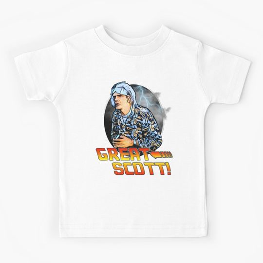 Discover Great scott Kids T-Shirt