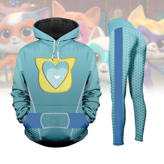 Discover Bitsy SuperKitties Hoodie, Women Leggings, Bitsy Costume Hoodie, Disney Cartoon Hoodie, Halloween Cosplay Outfit, Gift For Her