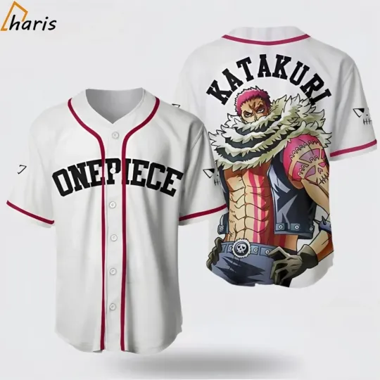 Discover Charlotte Katakuri One Piece Custom Anime Baseball Jersey