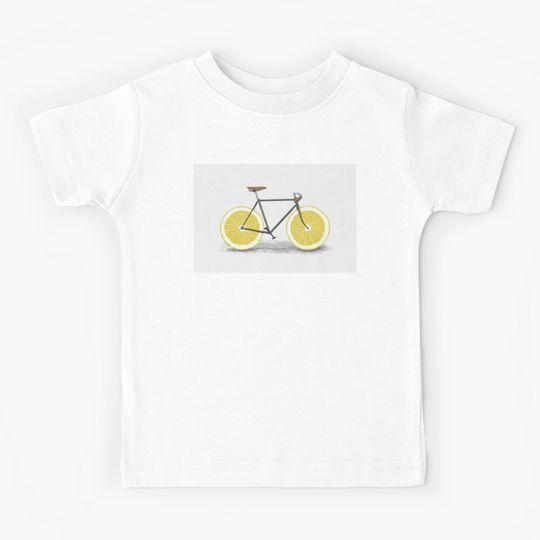 Discover A vintage bike with lemon wheels Kids T-Shirt