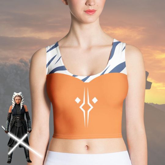 Discover Ashoka Tano Star Wars Crop Top womens shirt Disney Bounding cosplay run Disney costume