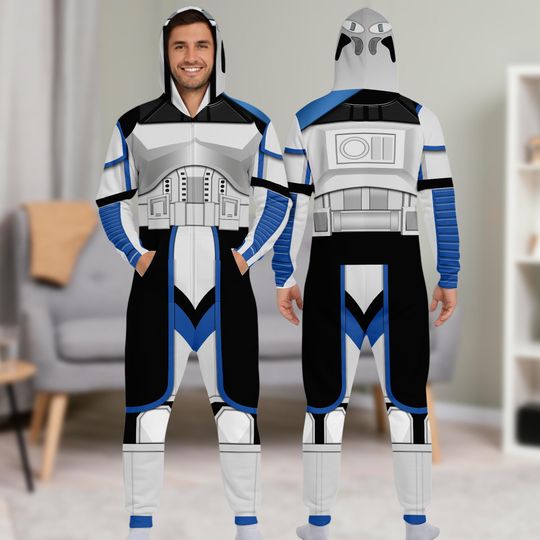 Captain Rex Captain 3D All Over Print Jumpsuit, Star Wars Hero Tracksuit 3D Clothing Pajamas, Starwars Warrior Costume Halloween Hoodie