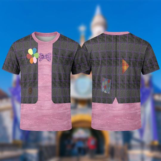 Bing Bong Unisex Costume T-shirt, Inside Out Bing Bong Cosplay Costume Shirt