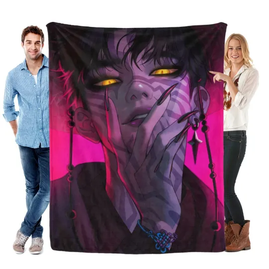 Discover Throw Blanket for K-POP Hunters Couch Bed Decor Birthday present All Season