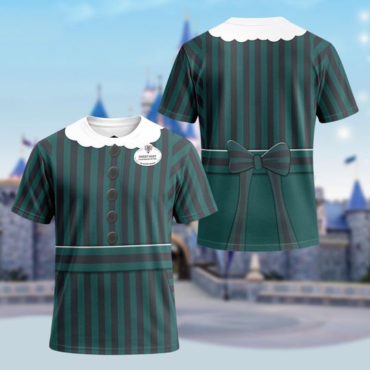 Discover Haunted Mansion Maid Costume Shirt Disney Halloween Family Group Horror Tee Outfit