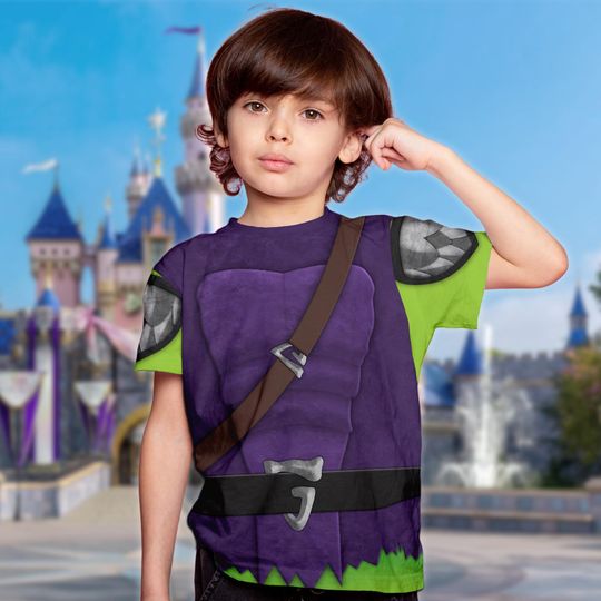 Green Goblin Costume T-Shirt, The Amazing Spider Man Character All Over Print Shirt