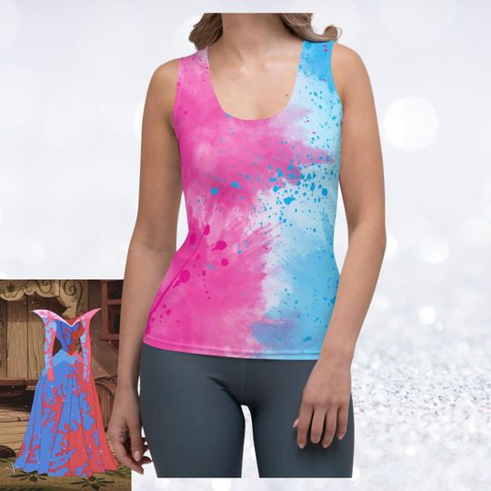 Sleeping Beauty Disney 3D Tank Top Women's