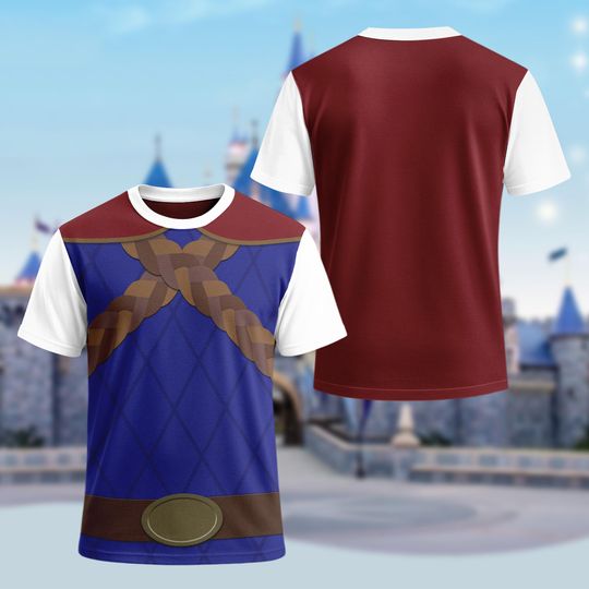Discover Disney Snow White Prince 3D Costume Shirt, Halloween Costume For Family Group Shirt, Princess And Friends Tee, Prince Cosplay Matching Shirt