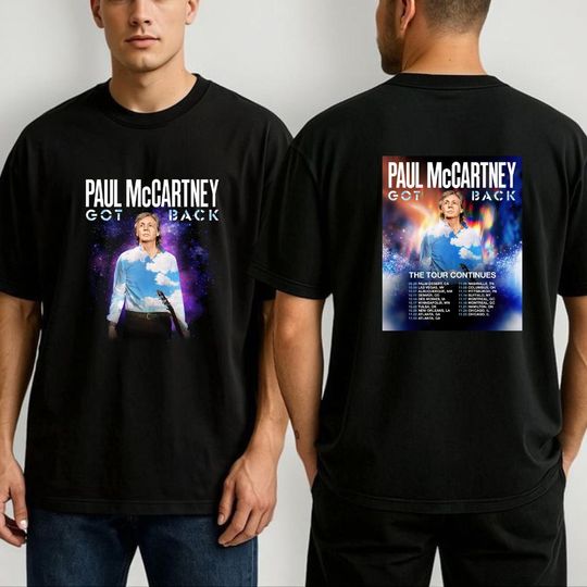 P mccartney Tour 2025 Shirt, Got Back North America Concert Tee