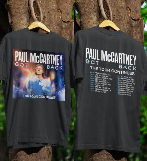 Discover Unisex T-Shirt P mccartney, T shirt P mccartney, P mccartney the Tour continous 2025