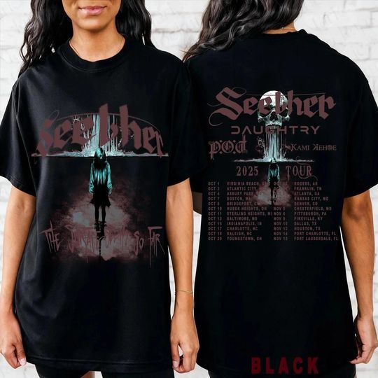Seether Tour Shirt 2025, the Surface so Far Album Tee, Rock Concert T-shirt