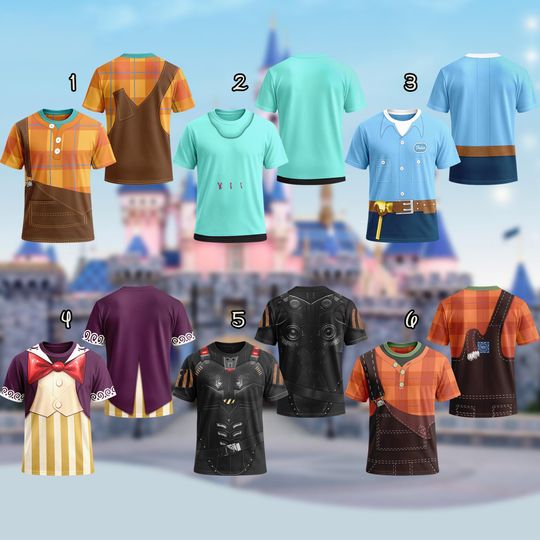 Discover Disney Wreck It Ralph Halloween Cosplay Costume T-shirt, Vanellope von Schweetz Felix Ralph Cosplay Sweatshirt, Disney Group Matching Shirt